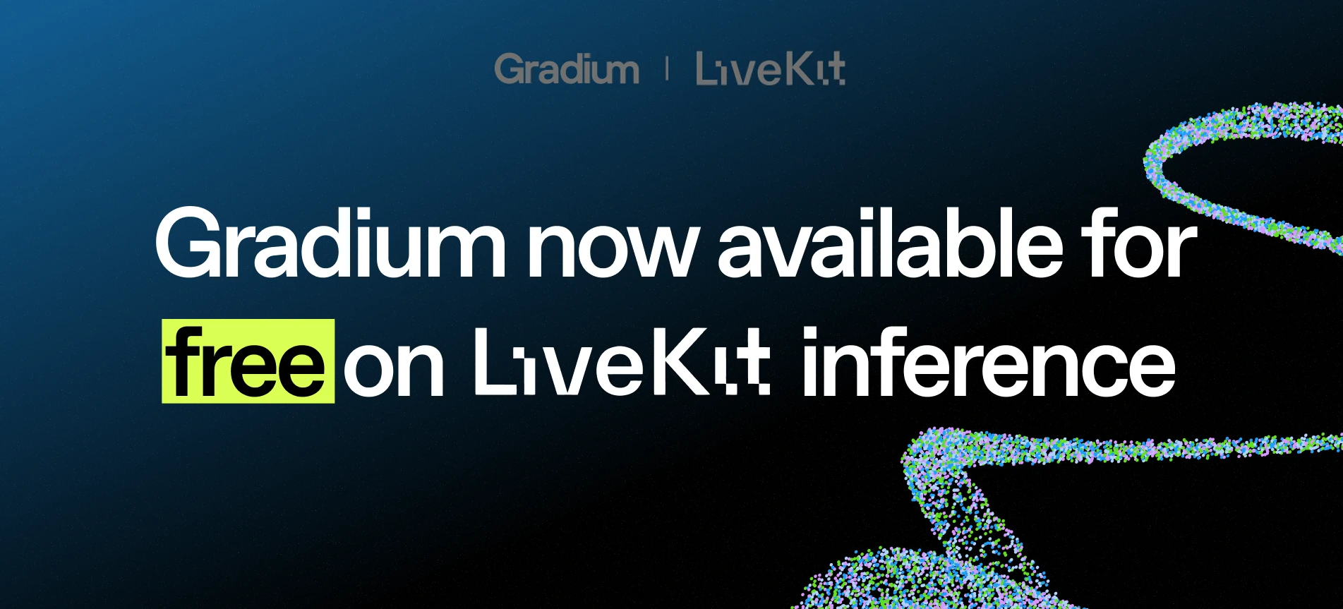 Gradium and LiveKit. Gradium now available for free on LiveKit Inference.