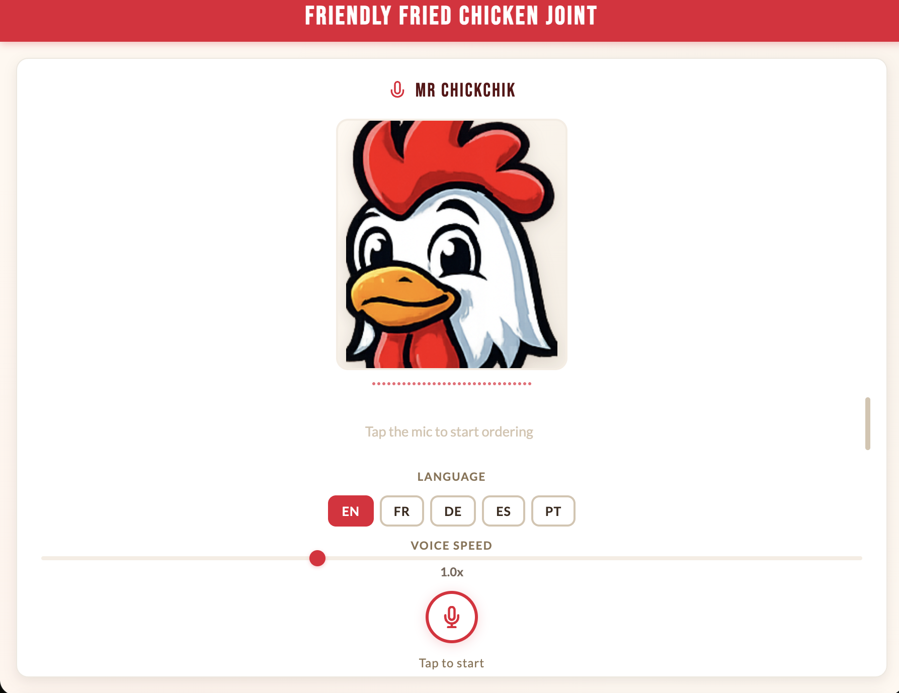 Fast Food Ordering Agent